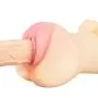 XKiss Mini Doll Pocket Pussy for Men,Male Masturbators Adult Sex Toys Realistic Textured Vagina Sexy Pussy Deluxe Man Masturbation Stroker Lifelike Vagina and Anal Sex