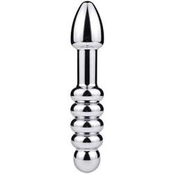 Senoow Metal Back Hang Toy Stainless Steel for Men and Women Play Metal Bead Plug Heavy Duty Hang Plug Bead Stainless Steel Polished Plug