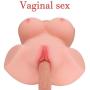 Rzoeox Sex Doll Male Masturbator with Vagina and Anal, 3D Lifelike TPE Torso Toys with Metal Skeleton for Men Masturbation (14.2 x 10.3 x 5.7in, 5.5kg)