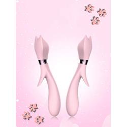 Wonderful Gifts - Cute Cat Head Shape Personal Body Wand Massager - With 7 powerful speeds to effectively relieve muscle soreness and body aches - the best massage artifact.