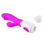 Hmxpls Couples Sexual Flirting Toy 30-Speed Waterproof Vibrating Frequency Bending Head Silica Gel Vibrator to Stimulate and Massage G-Spot and Clitoris Female Masturbator