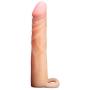 Realistic Sensa Feel Dual Density Penis Extender - Delay Ejaculation Male Enhancement - Sex Toy for Men (Natural)