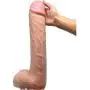 16.14 Inch New Arrival FAAK Super Huge 3 Inch Thick ReaIistic Dildo Female Masturbation Tool Massive Anal Sex Toy for Male Long Giant (Skin)