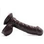 Labibing Realistic Real Soft Realistic-Ďìld`ɔ Waterproof Tools for Women Female-7.5 Inch, Pleasure Stick for Women Labibing (Color : Brown)