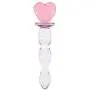 NewMaxer Pink Heart Crystal Glass Pleasure Wand Dildo Penis NewMaxer Pink Heart Crystal Glass Pleasure Wand Dildo Penis