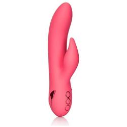 CalExotics California Dreaming San Francisco Sweetheart - Silicone Rabbit Vibrator – Waterproof G Spot Sex Toys for Couples – 10 Vibration Function Massager - Pink