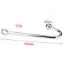 AKStore New Arrival Steel Stainless Anal Hook Fetish Bondage Hook Sex Toys Steel Anal Plug Rope Hook Bondage with Solid Anal Ball Sex Games Unisex Fetish Toy For Lovers(1 Ball)