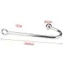 AKStore New Arrival Steel Stainless Anal Hook Fetish Bondage Hook Sex Toys Steel Anal Plug Rope Hook Bondage with Solid Anal Ball Sex Games Unisex Fetish Toy For Lovers(1 Ball) AKStore New Arrival Steel Stainless Anal Hook Fetish Bondage Hook Sex Toys Steel Anal Plug Rope Hook Bondage with Solid Anal Ball Sex Games Unisex Fetish Toy For Lovers(1 Ball)