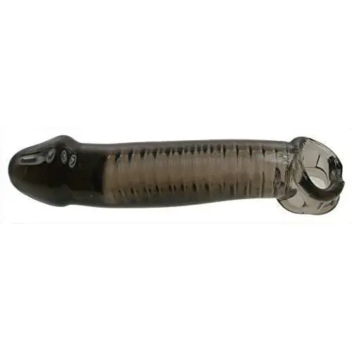 Muscle Cock Sheath New Improved Version of Gym Boy Cock Extender with attached Cocksling 2 by Oxballs (Smoke Clear)