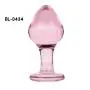NewMaxer 6 Types Exquisite Pink Crystal Glass Anal Plug Set Glass G-spot Pleasure Anal Dilator Butt Plugs Stimulator