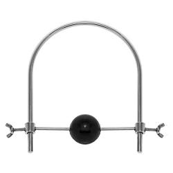 Master Series Adjustable Stainless Steel Ball Gag Head Harness