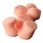 Pansdd Exercise Realistic 3D Realistic Soft Skin Realistic Massager Male self-Pleasure Again (Color : Skin)