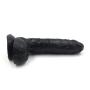 Fun Toy Vibrant Bendable and Flexible Magic Wand Massager 9 Inches Comfortable Hands-Free Personal Massage Toys with Suction Cups (Color : Black)