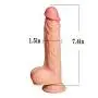 Vibrating Realistic Double-Layer Large Dildo, Remote Remote Control Vibration Heating Soft Silicone with Suction Cup,Vibrator Simulating Anal Penis, Didlos for Sex Women … (1.5 * 7.4) Vibrating Realistic Double-Layer Large Dildo, Remote Remote Control Vibration Heating Soft Silicone with Suction Cup,Vibrator Simulating Anal Penis, Didlos for Sex Women … (1.5 * 7.4)