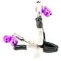 Eastern Delights Elite SM Screw Breast Nipple Clamps Vice(Purple Bell)