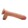 Usa Cocks Ultra Real Dual Layer Suction Cup Dildo, Medium Skin Tone, 10 Inch