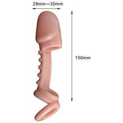 Penis Vibrating Sleeve Reusable Penis Sleeve with Cock Rings Ejaculation Pumps Cock Sleeve
