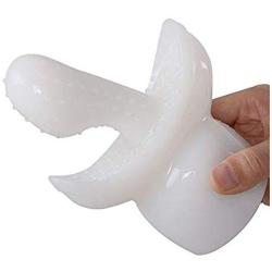 Massager Accessories, Massage Attachments Accessory Silicone (White-A)