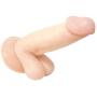 HYLHYL5-F Beginner Waterproof Toy, Automatic Thrusting Sucking Realistic Stick Waterproof Massaging for Female Flesh Color PVC Material (18cm/7.08in)