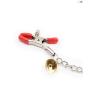 Metal Long Chain Clamps Chains Fun-Store Game Brěast Clips Milk Folder Vagina Clip for Couples Flirting (Color : RED)