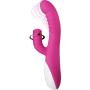 Rockin G Rabbit Spinning Clitoral Stimulator Silicone Rechargeable Vibrator Pink