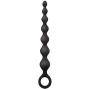 NS Novelties Perles D Lux Anal Play Beads, Black, Long, 3 Ounce
