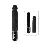 Lfcmf 10 Frequency Realistic Vibrant Toys Silicone Waterproof Toys for Women (Color : Black)