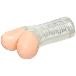 Topco CyberSkin Ice Action-View Double D Tit Fuck Stroker