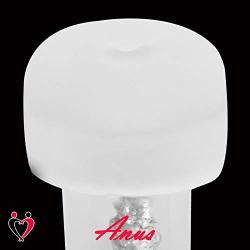 LeLuv Penis Pump Magic Sleeve Ass - Large Insert for 2.25 to 2.50 inches (5.72 to 6.35 cm) Diameter cylinders