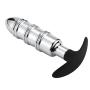 LLFX Smooth and Cozy Metal Anàl Plug with Silicone Base Watertight and Easy to Clean Females Massage Toys Backpack