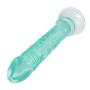 JSCRlove Realistic Ultra Soft-Ďîldɔ 6 Inch Realistic Dual Density Toy Real Feel Toy with Strong Base Women Socks (Color : Green)