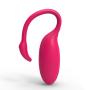 Cugap Bluetooth Remote Control Vibrator App Personal Intelligent Massage~Hot Red