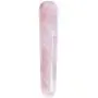 Top Plaza Natural Rose Quartz Crystal Massage Wand Acupuncture Therapy Treatment Stick Point Gua Sha Scraping Tool