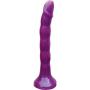 Hott Products Wet Dreams Skinny Me Strap On Dildo with Harness, Purple, 7 Inch, 10 Ounce