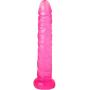 Slim Beginner Dildo by Healthy Vibes (Pink, 5.5") - Small Dildo with Vein Texture is Perfect for First-Time Users or for Experimenting with Anal Play - Made of Body Safe TPR, Latex and Phthalate Free