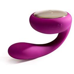 LELO Tara Luxury Rotating and Vibrating Couples Massager, Waterproof, Deep Rose