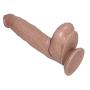 LJJOZ Sex Lifelike 12 Inch Huge Female Body Relax Wand Handsfree for Women - Brown