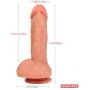 MEIJUNMAWEI 7.9 Inch Ultra-Soft for Women Men Beginners with Huge Big Size Realistic Dillo for Women