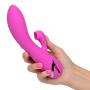 Calexotics SE-4350-45-3 California Dreaming Malibu Minx Silicone Rabbit Vibrator with Suction, Pink