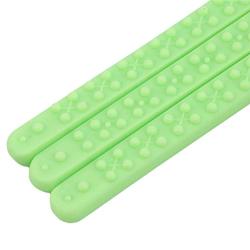 SONGLIN Green Silicone Massage Pat Full Body Acupressure Massager Stick Beat Massage Tool