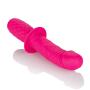 CalExotics Grip Thruster Probe – Waterproof G Spot Dildo for Women – Adult Silicone Dong Sex Toy for Couples - Pink