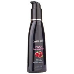 Wicked Sensual Care Wicked Aqua Pomegranate Water Based Lubricant 4 Ounce