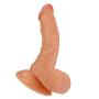 HYLHYL5-F Lěsbìǎn Cǒuplě Strǎpǒn, Waterproof Female Realistic Lifelike for Women Silicone with Strong Suction Cup Flesh Soft Meat Color PVC Rod Length: 18cm/7.1in