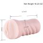 Pocket Pussy,Dual Layer Male Masturbators Cup Adult Sex Toys Realistic Textured Pocket Vagina Pussy Man Masturbation Stroker