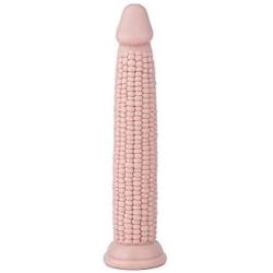 LoveX Robot 8.2 Inch Realistic Dildo Soft Dildo with Hands-Free Suction Cup Base, Flexible Dildo for Vaginal G-spot and Anal (Corn)
