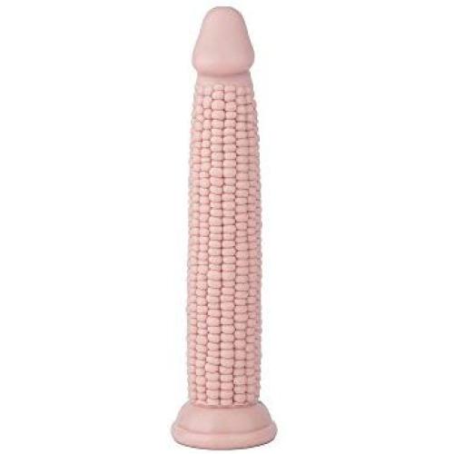 LoveX Robot 8.2 Inch Realistic Dildo Soft Dildo with Hands-Free Suction Cup Base, Flexible Dildo for Vaginal G-spot and Anal (Corn)