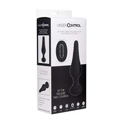 Under Control Silicone Vibrating Anal Plug with Remote Control