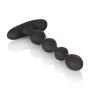 Calexotics Eclipse Slender Beads Silicone Prostate Anal Bead Massager, Black