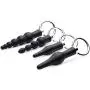 Master Series 4 Piece Silicone Anal Ringed Rimmer Set, Black Master Series 4 Piece Silicone Anal Ringed Rimmer Set, Black