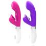 Guiseniour 10 Frequency Vibrantor Gspotter Quiet Klitoris Stimulator with Brush Massager Adult Six Toy for Women Couples